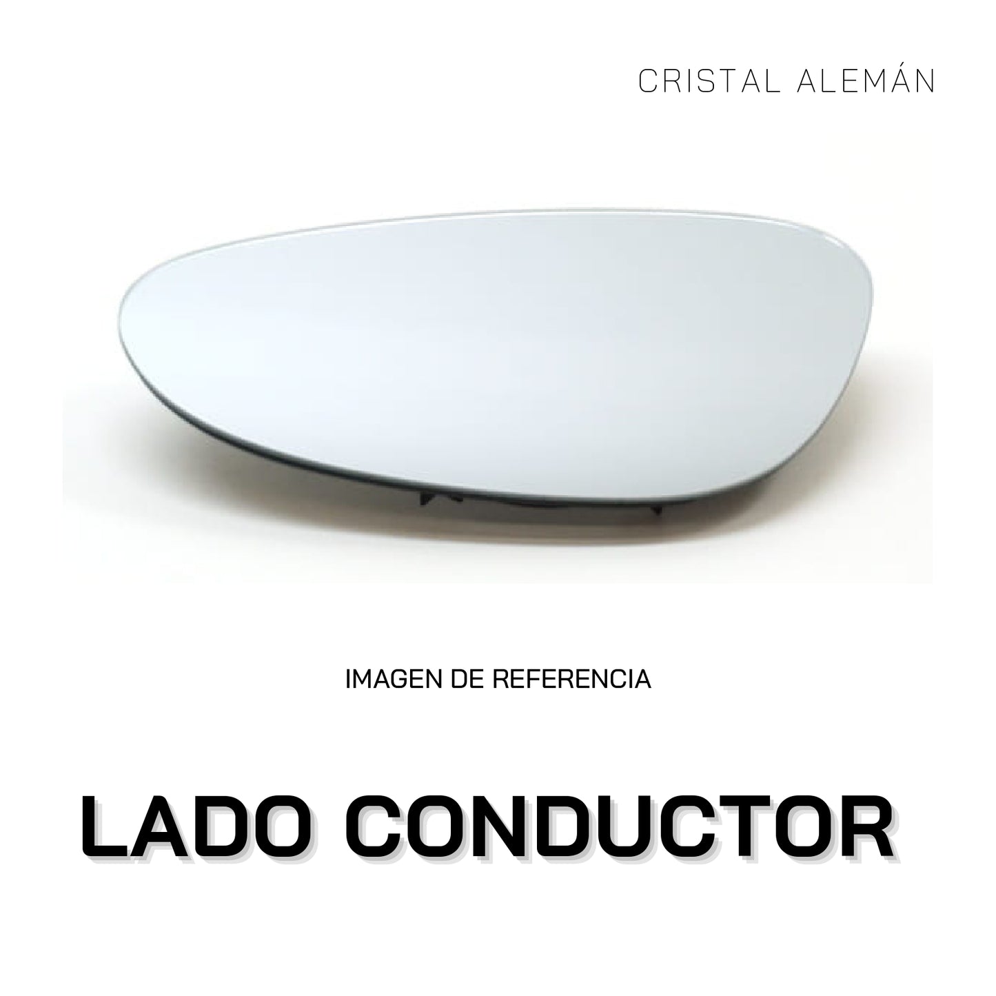 Vidrio Espejo BMW Serie 1 / 2 / 3 / 4 / 5 / 6 – Con Base y Calefacción