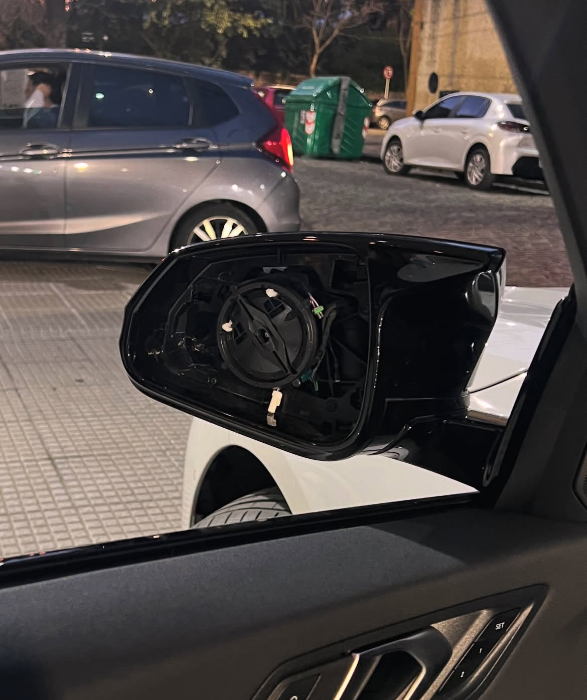 Antes del reemplazo de cristal